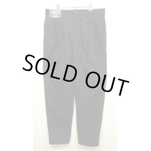 画像: 90'S RALPH LAUREN "ANDREW PANT" ツープリーツ チノパンツ NAVY (DEADSTOCK)