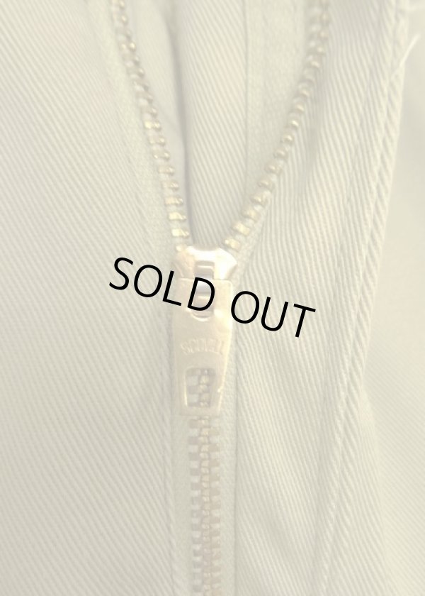 画像4: 80'S FINESILVER コットン/ポリ チノショーツ ベージュ SCOVILL製ジップ USA製 (DEADSTOCK)