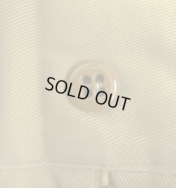 画像5: 80'S FINESILVER コットン/ポリ チノショーツ ベージュ SCOVILL製ジップ USA製 (DEADSTOCK)