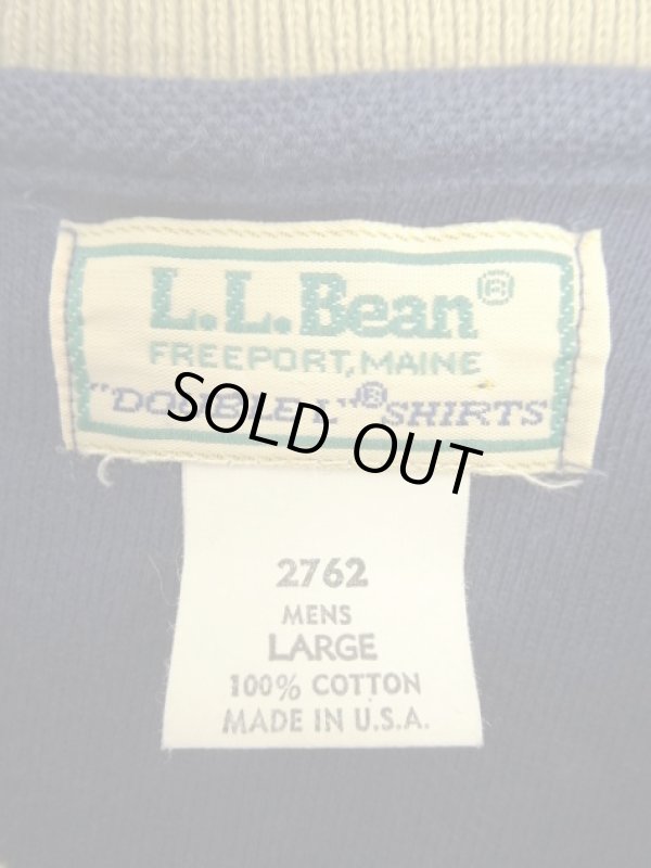 画像2: 80'S LL Bean "DOUBLE L SHIRTS" ラグランスリーブ ポロシャツ USA製 (VINTAGE)