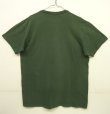 画像4: 90'S RALPH LAUREN シングルステッチ 耳付きポケット付き 半袖 Tシャツ ダークグリーン (VINTAGE)