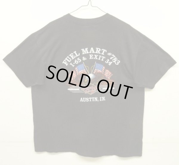 画像5: 80'S TRUCKERS ONLY "3D EMBLEM" シングルステッチ 両面プリント 半袖 Tシャツ ブラック USA製 (VINTAGE)