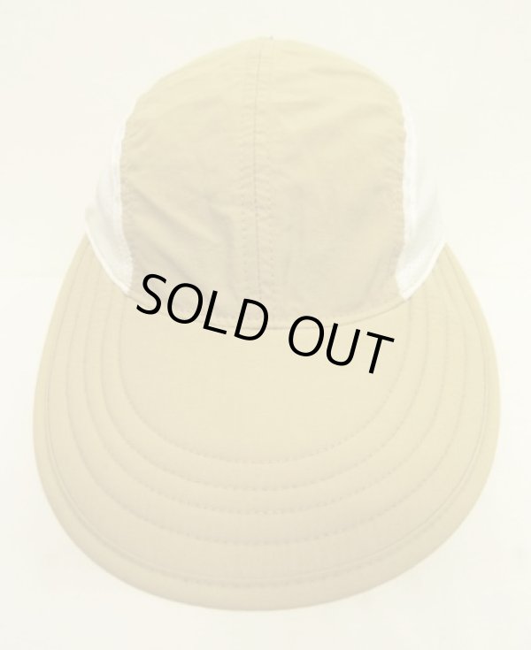 画像2: 90'S NORDIC GEAR "SUPPLEX NYLON" サイドメッシュ ロングビル キャップ ベージュ USA製 (DEADSTOCK)