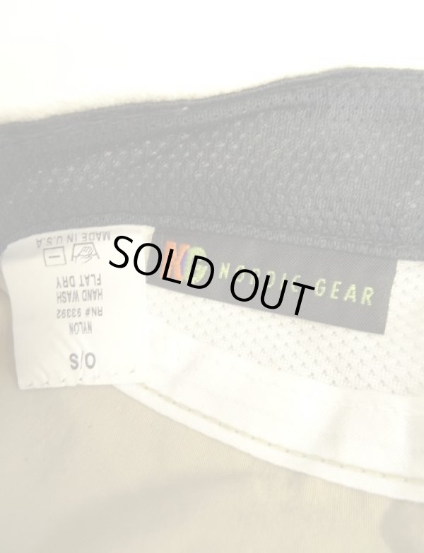 画像6: 90'S NORDIC GEAR "SUPPLEX NYLON" サイドメッシュ ロングビル キャップ ベージュ USA製 (DEADSTOCK)