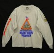 画像1: 90'S アメリカ軍 USMC "USMC MARATHON 1992" 長袖 Tシャツ グレー USA製 (VINTAGE)