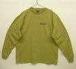 画像4: 90'S PATAGONIA 黒タグ オーバルロゴ バックプリント 長袖 Tシャツ ピスタチオ USA製 (VINTAGE)