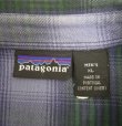 画像2: 90'S PATAGONIA コットン 長袖 ボックスシャツ オンブレチェック (VINTAGE)