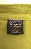 画像2: 90'S PATAGONIA 黒タグ オーバルロゴ バックプリント 長袖 Tシャツ ピスタチオ USA製 (VINTAGE)