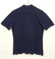 画像3: 60'S CHEMISE LACOSTE モックネック Tシャツ ネイビー フランス製 (VINTAGE)