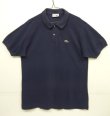 画像1: 80'S CHEMISE LACOSTE ポロシャツ ネイビー フランス製 (VINTAGE)