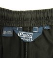 画像2: 90'S RALPH LAUREN 裾ロゴ ドローコード付き チノショーツ ブラック (VINTAGE)