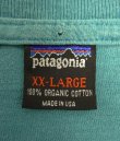 画像2: 90'S PATAGONIA 黒タグ バックプリント 半袖 Tシャツ ティール USA製 (VINTAGE)