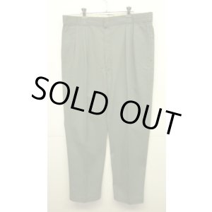 画像: 80'S DICKIES チビタグ ツープリーツ ワークパンツ オリーブ W38L32 USA製 (VINTAGE)