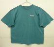 画像4: 90'S PATAGONIA 黒タグ バックプリント 半袖 Tシャツ ティール USA製 (VINTAGE)