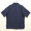 画像3: 90'S RALPH LAUREN "CALDWELL" リネン/コットン 半袖 オープンカラーシャツ ジャガードチェック (VINTAGE)