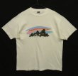 画像1: 80'S PATAGONIA 黒タグ シングルステッチ 半袖 Tシャツ ホワイト USA製 (VINTAGE)