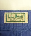 画像2: 80'S LL Bean ツープリーツ チノショーツ ブルー 42TALONジップ USA製 (VINTAGE)