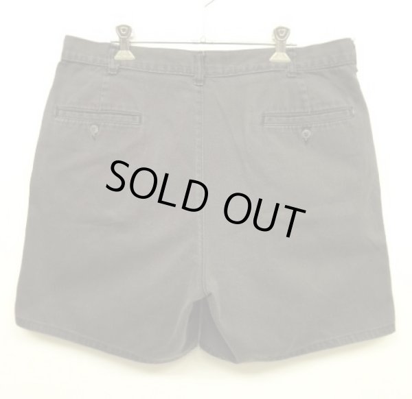 画像6: 80'S RALPH LAUREN ツープリーツ チノショーツ ブラック USA製 (VINTAGE)