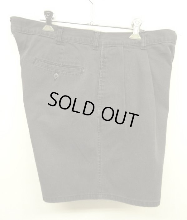 画像5: 80'S RALPH LAUREN ツープリーツ チノショーツ ブラック USA製 (VINTAGE)