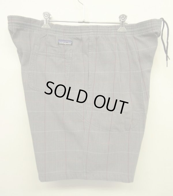 画像4: 90'S PATAGONIA "MONDOS SHORTS" ドローコード付き ツータックショーツ グレンチェック (VINTAGE)