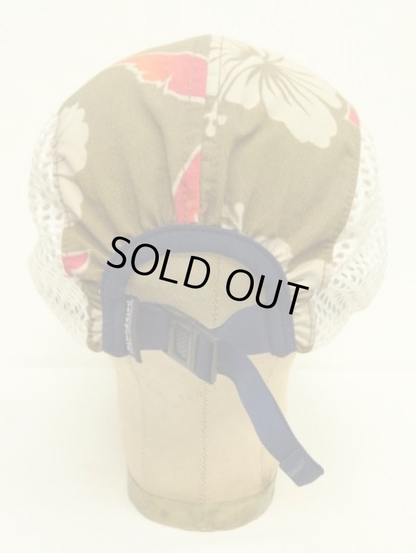 画像4: 00'S PATAGONIA "SPOONBILL CAP" サイドメッシュキャップ ハイビスカス柄 USA製 (VINTAGE)