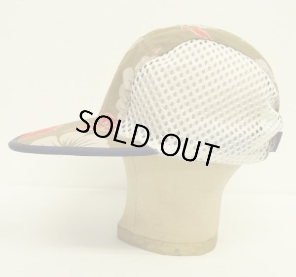 画像3: 00'S PATAGONIA "SPOONBILL CAP" サイドメッシュキャップ ハイビスカス柄 USA製 (VINTAGE)