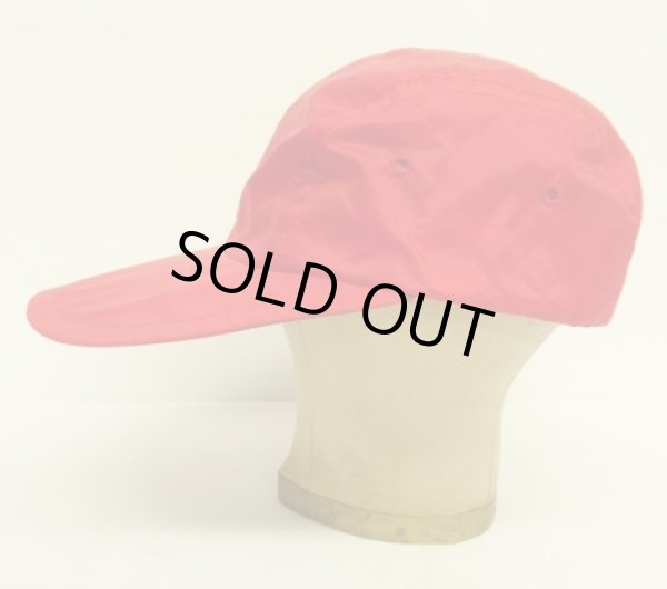 画像3: 80'S LL Bean ナイロン ロングビル キャップ レッド USA製 (DEADSTOCK)