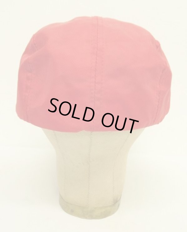 画像4: 80'S LL Bean ナイロン ロングビル キャップ レッド USA製 (DEADSTOCK)