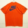 画像4: 80'S NIKE "JOHN FARRELL'S" 紺タグ シングルステッチ 半袖 Tシャツ オレンジ USA製 (DEADSTOCK)