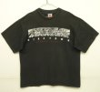 画像1: 90'S NIKE "NIKE TOWN" 銀タグ シングルステッチ 半袖 Tシャツ ブラック USA製 (VINTAGE)