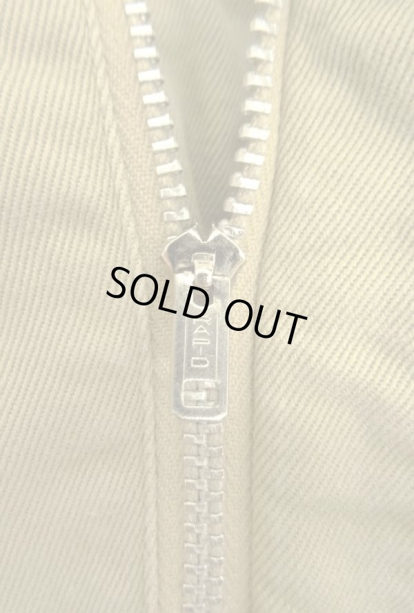 画像3: 50'S アメリカ軍 US ARMY コットン100% プリーツ入り チノショーツ RAPIDアルミジップ (VINTAGE)