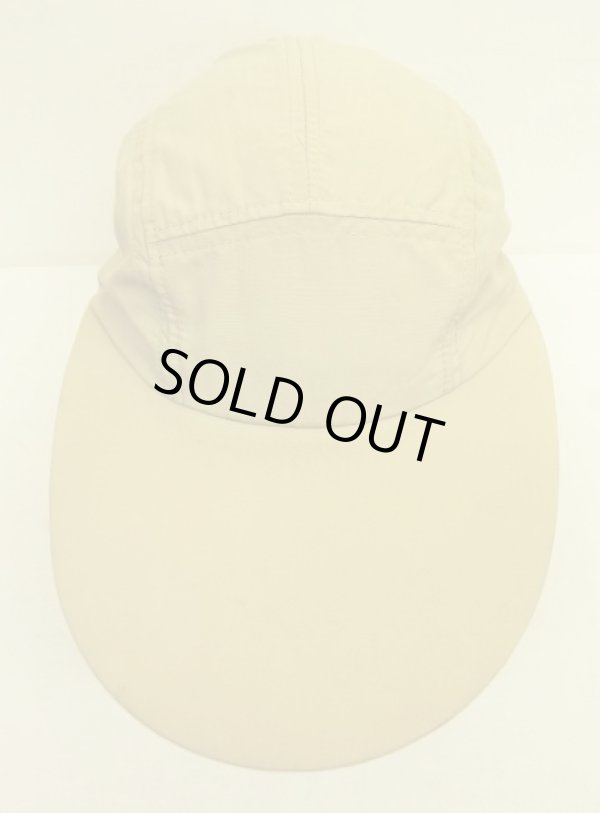 画像2: 80'S THE EAGLE CAP 3PLYコットン ロングビル キャップ ベージュ USA製 (VINTAGE)