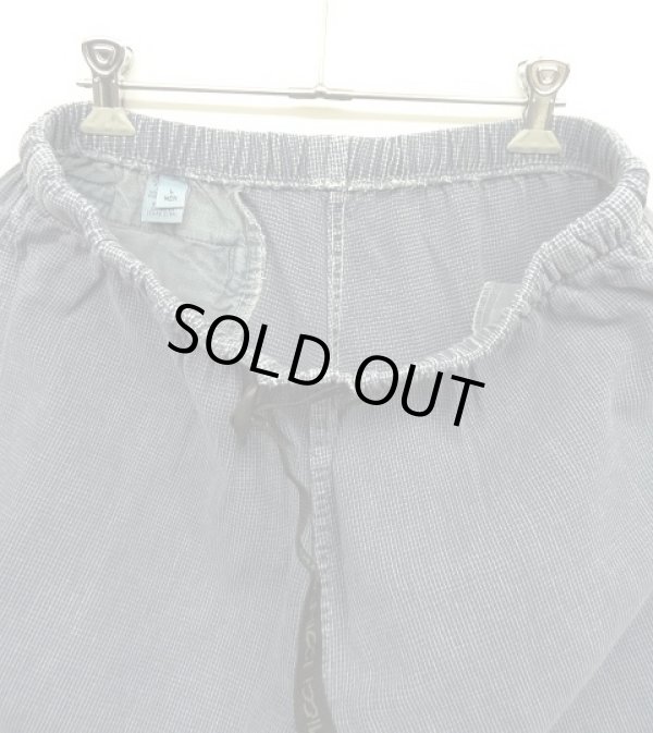 画像4: 90'S GRAMICCI 旧ロゴ ベルト付き ショーツ インディゴチェック柄 USA製 (VINTAGE)