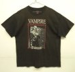 画像1: 90'S VAMPIRE THE MASQUERADE "FASHION VICTIM" 半袖 Tシャツ ブラック USA製 (VINTAGE)