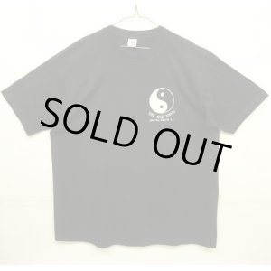 画像: 90'S YIN AND YANG 両面プリント シングルステッチ 半袖 Tシャツ ブラック USA製 (VINTAGE)