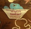 画像2: 50'S TOWNCRAFT 三角タグ 箱ポケット付き 半袖 アロハシャツ ブラウンベース USA製 (VINTAGE)