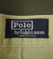 画像2: 90'S RALPH LAUREN アジャスター付き ツープリーツ チノショーツ ベージュ USA製 (VINTAGE)