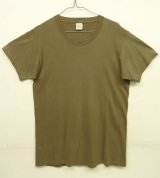 画像: 80'S アメリカ軍 US ARMY "ALL COTTON" シングルステッチ 半袖 Tシャツ ブラウン (VINTAGE)