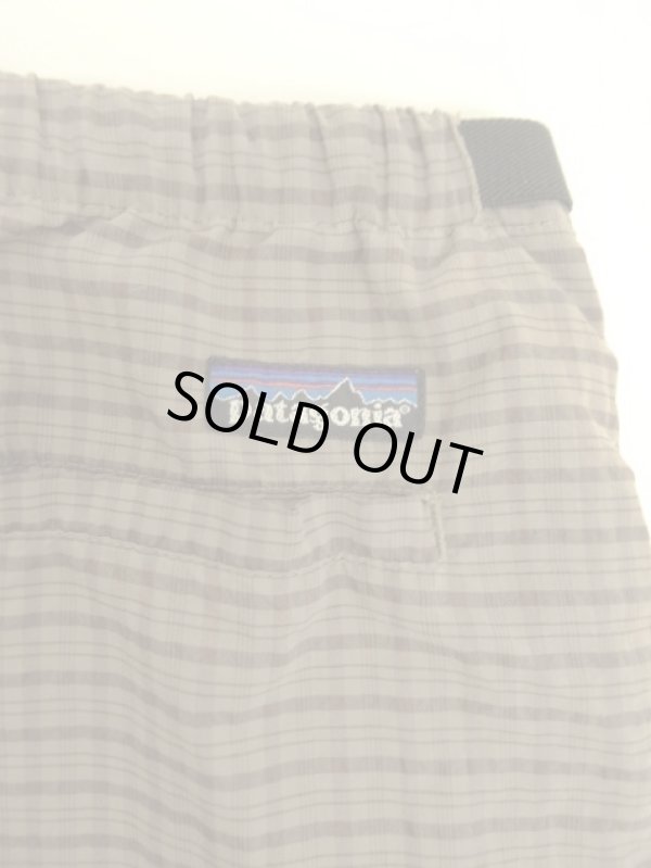 画像6: 90'S PATAGONIA  ベルト付き ナイロン リバーショーツ チェック柄 (VINTAGE)