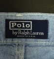 画像2: 90'S RALPH LAUREN ツープリーツ シャンブレーショーツ ブルー USA製 (VINTAGE)