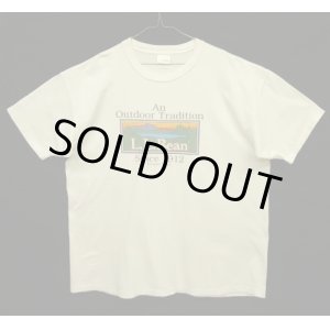 画像: 80'S LL Bean シングルステッチ 半袖 Tシャツ オフホワイト USA製 (VINTAGE)