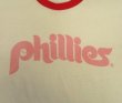 画像3: 70'S CHAMPION "PHILLIES" バータグ 染み込みプリント リンガーTシャツ ホワイト USA製 (VINTAGE)