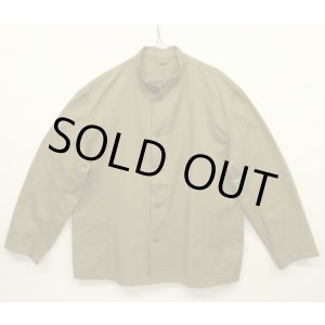 画像: 60'S チェコ軍 スタンドカラー ワークジャケット カーキ (DEADSTOCK)