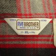 画像2: 80'S FIVE BROTHER 三角タグ コットン 長袖 フランネルシャツ チェック柄 USA製 (VINTAGE)