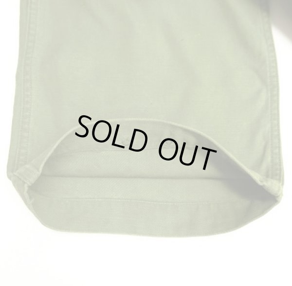 画像5: 60'S アメリカ軍 US ARMY "OG107" 平ボタン コットンサテン ベイカーパンツ W36L33 (VINTAGE)