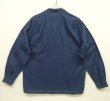 画像3: 90'S RALPH LAUREN "CORBRIDGE" コットン 長袖 オープンカラーシャツ ネイビー (VINTAGE)