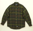 画像1: 90'S RALPH LAUREN フランネル 長袖 BDシャツ チェック柄 USA製 (VINTAGE)