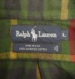 画像2: 90'S RALPH LAUREN フランネル 長袖 BDシャツ チェック柄 USA製 (VINTAGE)