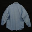画像3: 70'S BIG MAC コットン100% シャンブレーシャツ ブルー (VINTAGE)