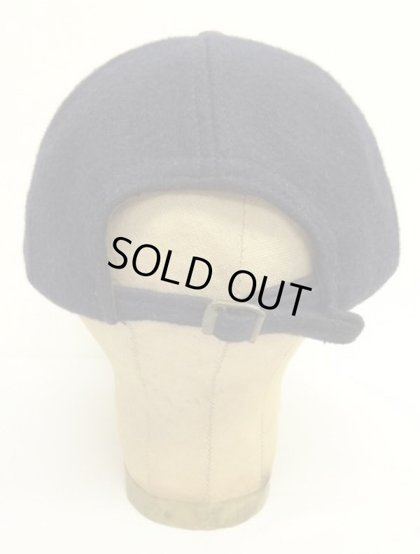 画像4: 90'S BANANA REPUBLIC 旧タグ ウール/レザー キャップ USA製 (DEADSTOCK)